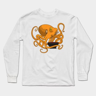 Octopus Ramen Bowl Long Sleeve T-Shirt